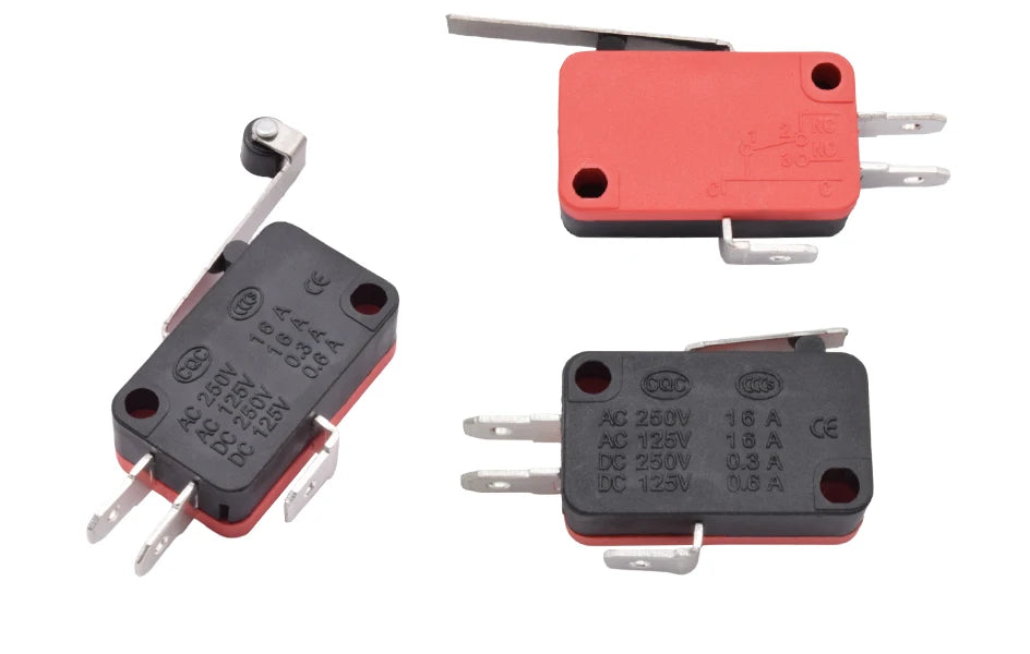 5/10pcs Micro SPDT On Off Momentary Switch Travel Limit Switch 1NO1NC Roller Lever V-15 V-151 V-152 V-153 V-154 V-155 V-156-1C25