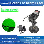 650nm 520nm Red Green Dot Fat Beam Laser Diode Module for Stage Escape Room Wine Base Bar KTV Use