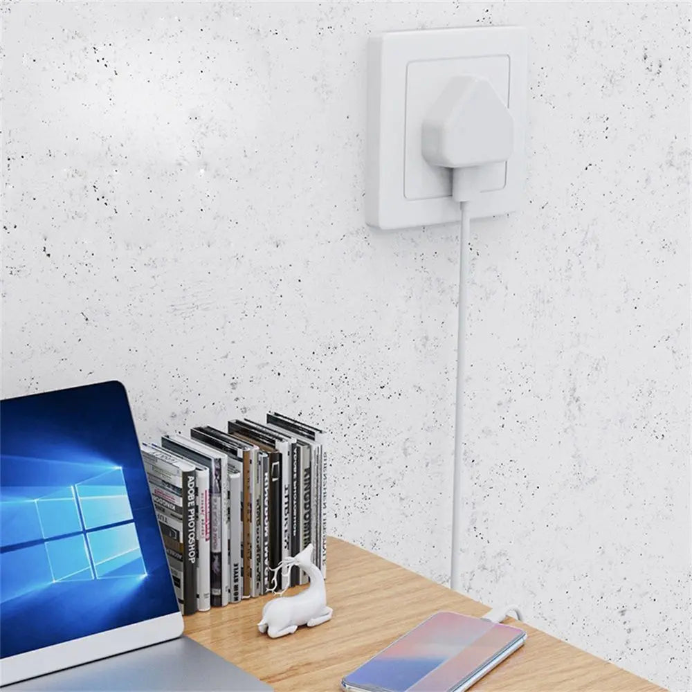 Office 1 Port USB 5V 1A 3 Pin Wall Charger UK Plug USB Charger Power Adapter