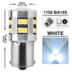 2/4 PCS CANBUS 1156 BA15S 1157 BAY15D LED Bulb For Car Turn Signal Reverse Brake Parking Lights 12V 24V 3030-24SMD 1000LM White