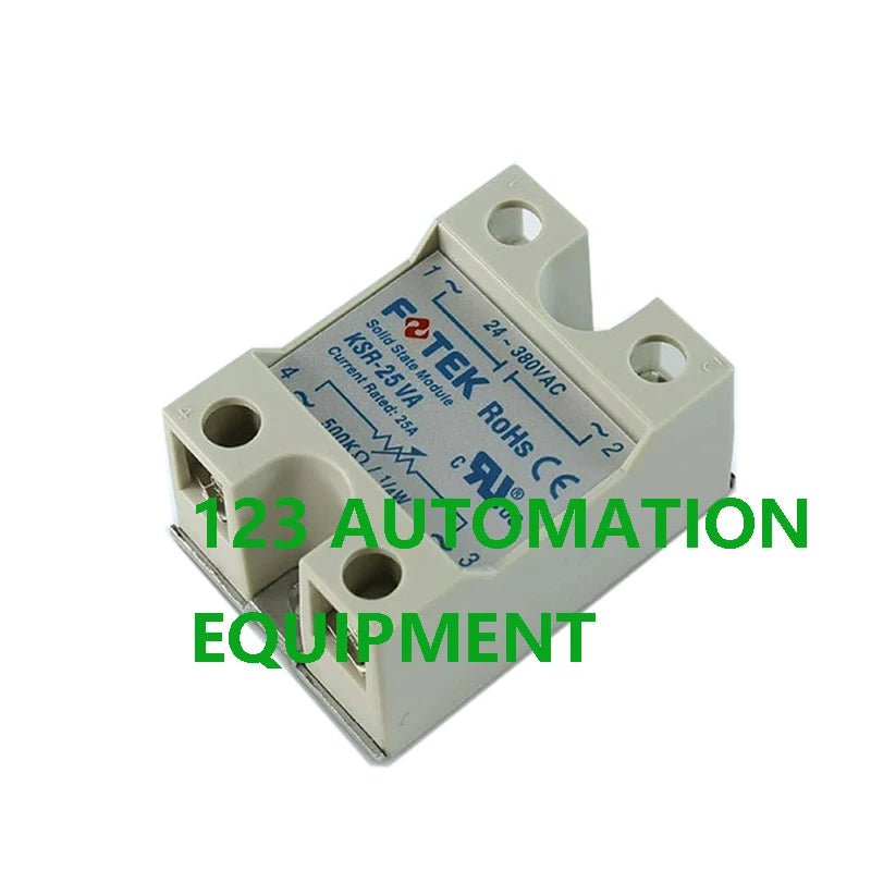 Authentic New FOTEK KSR-10VA 25VA 40VA 50VA 75VA  KSR-10VA 25VA 40VA-H Single Phase Solid State Relay SSR Modul