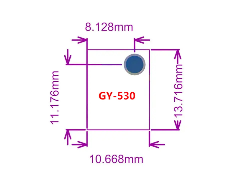 VL53L0X Time-of-Flight (ToF) Laser Ranging Sensor Breakout 940nm GY-VL53L0XV2 Laser Distance