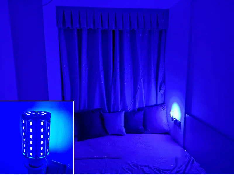 5W 10W 15W 20W 30W E27 LED Corn Lamp Indoor Lighting Home Lamp Green Pink Garden Lawn Landscape Decorative Light Bulbs SMD5730