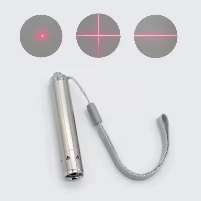 Mini 650nm 10mW Red Dot/Line/Cross Laser Diode Module Stainless Steel Handheld LED