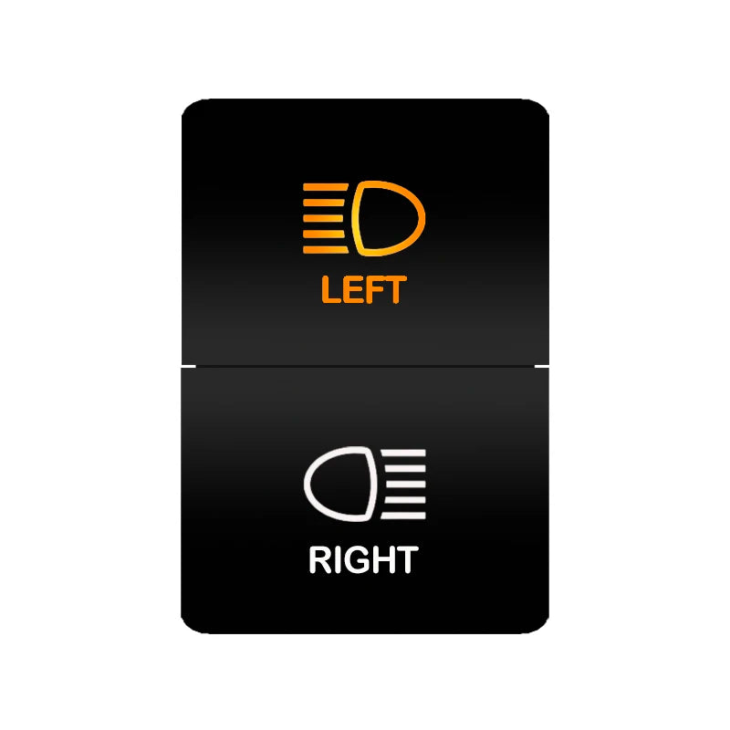 Car Push Switch Dual ON OFF Button Led Bar Roof Lights Fog Spot Driving Lights Button For Toyota 4Runner Hilux RAV4 Prado Camry