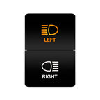 Car Push Switch Dual ON OFF Button Led Bar Roof Lights Fog Spot Driving Lights Button For Toyota 4Runner Hilux RAV4 Prado Camry