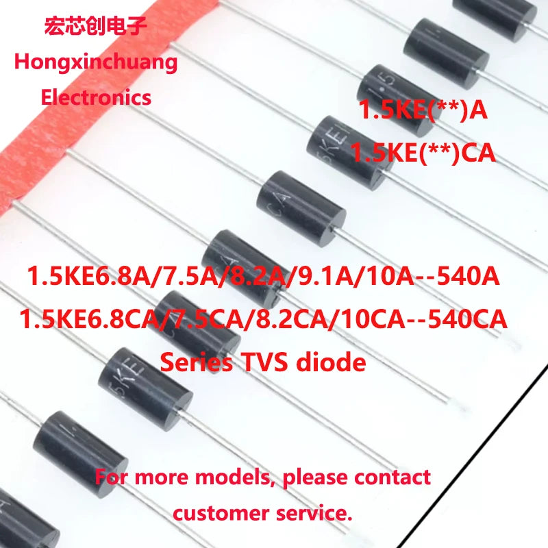 1.5KE300A 1.5KE350A 1.5KE400A 1.5KE440A 1.5KE480A 1.5KE510A 1.5KE540A DO-201AD  TVS Series Diode