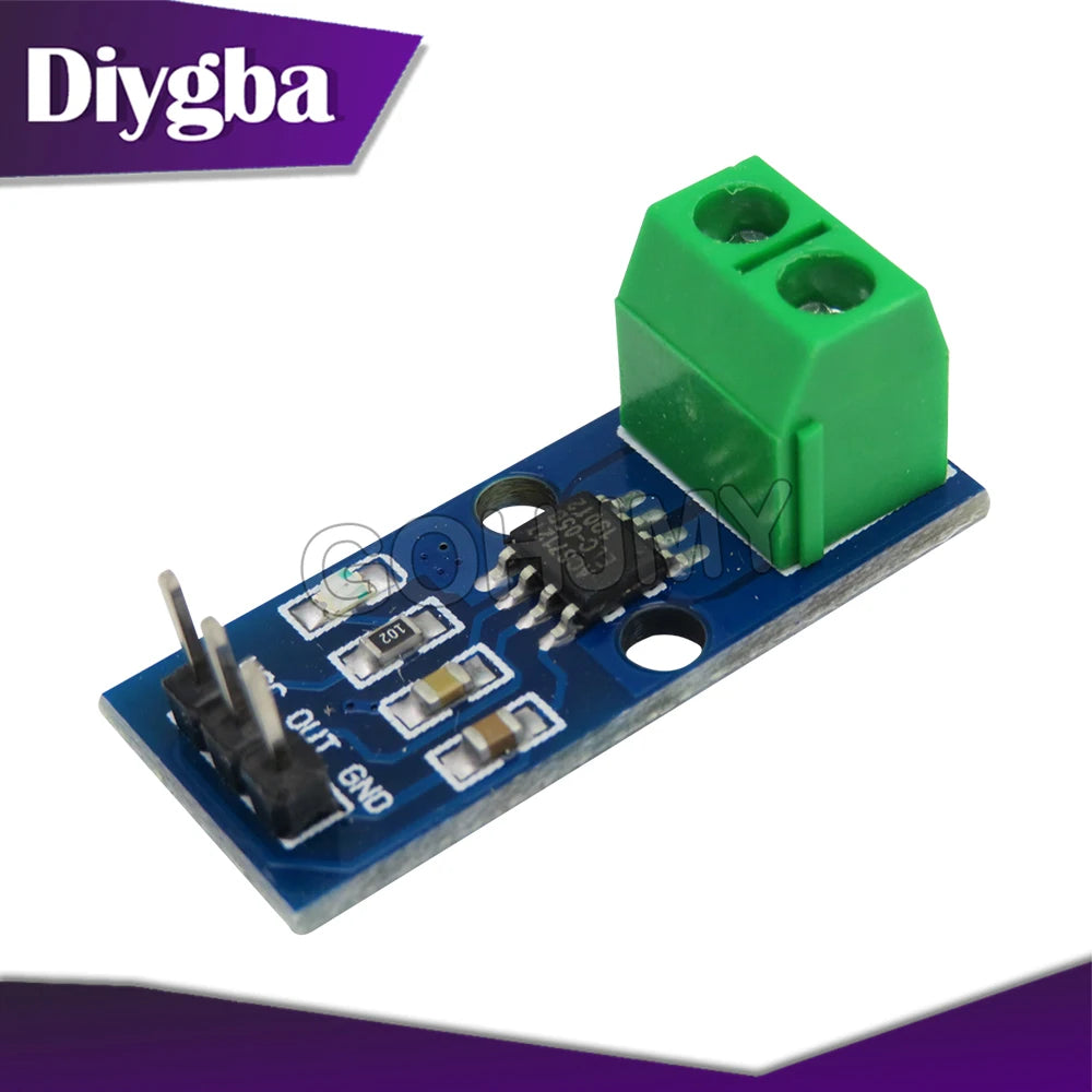 ACS712 ACS724 module 5A 20A 30A range current detection board Hall current sensor 05B