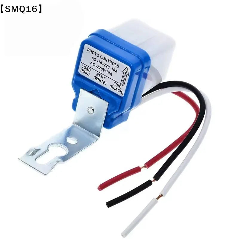 1Pcs Auto On/Off Photocell Street Light Switch Waterproof Photo Control Sensor Switch AC220V 10A Automatic Switch【SMQ】