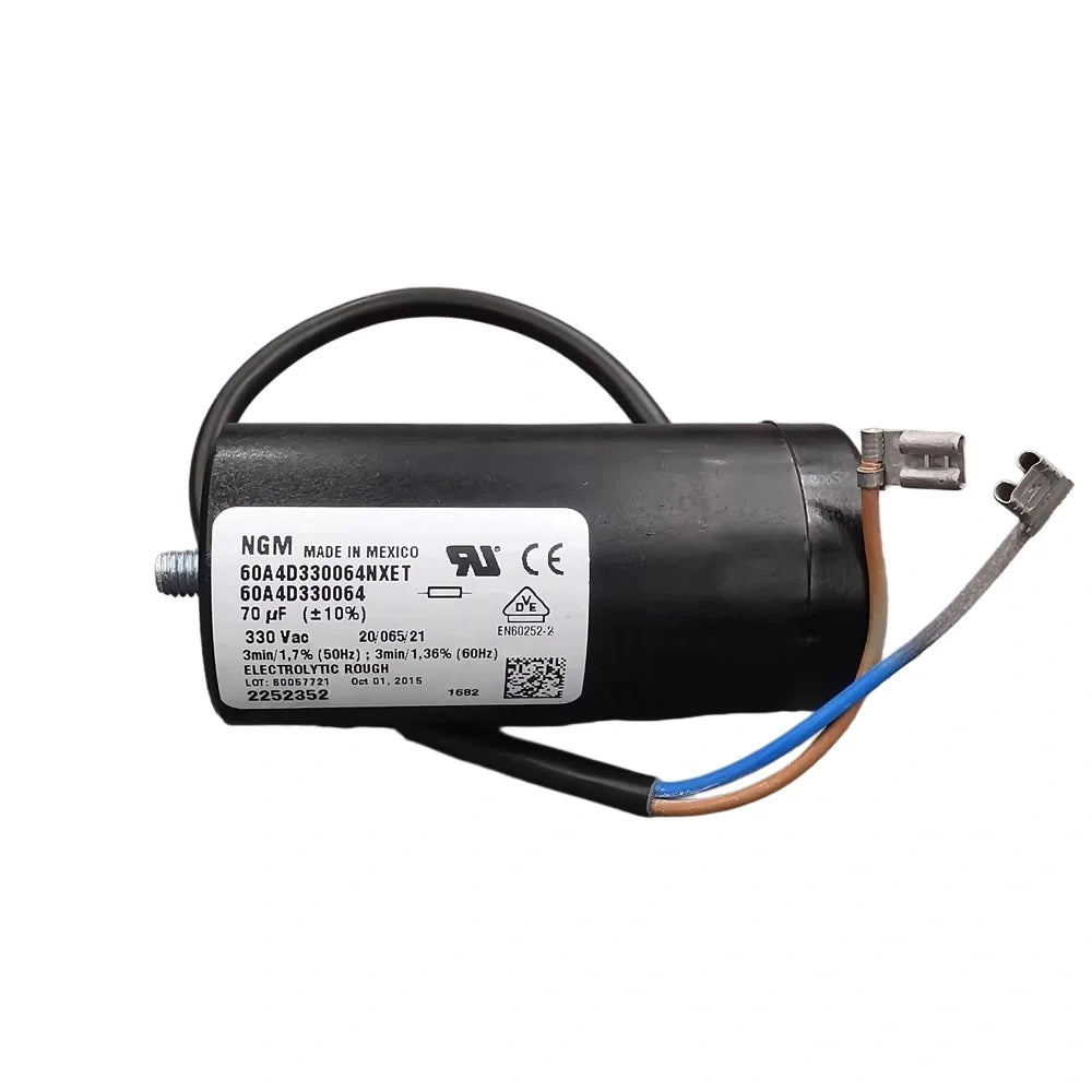 Original 97uf 330V AC 60A Compressor Start Capacitor for Refrigerator Parts Removed from Working Equipment 60A4D330064NXET