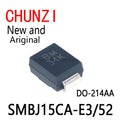 20pcs SMD TVS Diode SMBJ15CA BM 600W 15V Bidirectional Transient Suppression SMB DO-214AA SMBJ15CA-E3/52