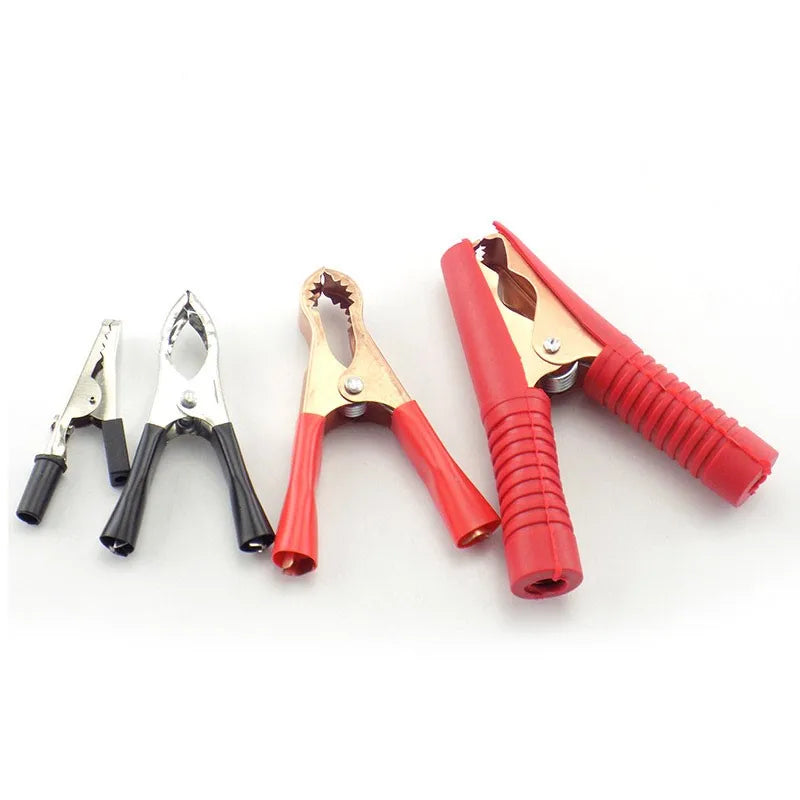 5A/30A/50A/100A Electrical Alligator Clips car Battery Clamps For Car Test Probe Crocodile Clip Connector Electrical  Tools E2