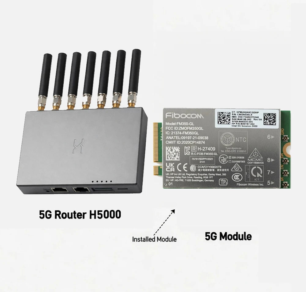 Fibocom 5G Module FM350 GL APN Modified for CPE Router