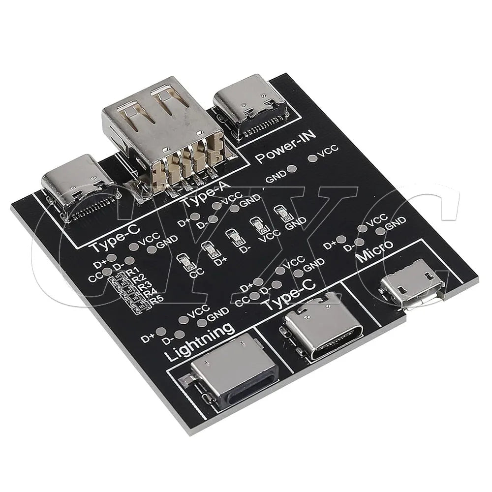 DT3 Data Cable Detection Board Type-C Micro USB C Cable Tester Short Circuit On Off Switching Diagnose Tool for iOS Android