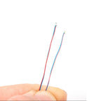 50Pcs DIY Micro SMD 0805 1206 Led Lamp Wired Pre-soldered Micro Litz Wired Chip 30cm 3V Railway Model Kit Toy For Gundam Scenes