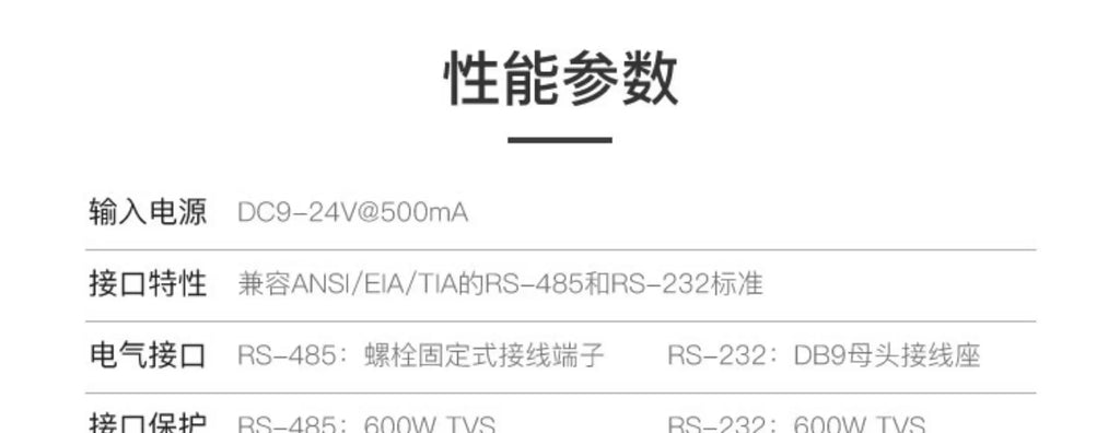 For YN2216 Industrial-grade Active-isolated RS232 To RS485 Serial Converter 232 To 485