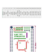 STM32H750VBT6 Development Board - ARM Microcontroller Core Board, STM32H7 Minimum System Board for Embedded Projects