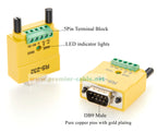 DB9 Male RS232 to RS485 RS422 Adapter Converter D-Sub DB9 RS232 to RS485 RS422 Converter RS232 to RS422 Serial Port Converter
