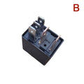 Latest DC 12V/24V 40A Rated Current 1NO 1NC SPDT 4Pin/5Pin Car Relay Socket Automotive Alarm Relay Relay & Wire Auto Accessories