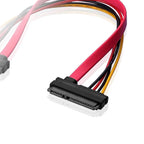All-in-One Power & Data SATA Cable High Quality 4Pin Molex IDE to 7+15Pin Adapter for Desktop PC SSD HDD Optical Drive 0.1-0.5m