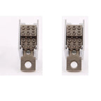 125A/250A Din Rail Terminal Block Distribution Box, 1 In 4/6 Out Power Junction Box, 10/16mm² Wire Connector for Circuit Breaker