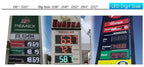 4pcs/lot 10 inch Small Size 7 Segment LED Display For Price/Time/Temperature/Score Sign Outdoor Waterproof Digital module