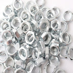 Hex Nut M8 M10 M12 M14 M16 Galvanized Carbon Steel Fine Thread Hexagon Nut Thin Nut Lighting Nut Pitch 0.75/1/1.25/1.5mm