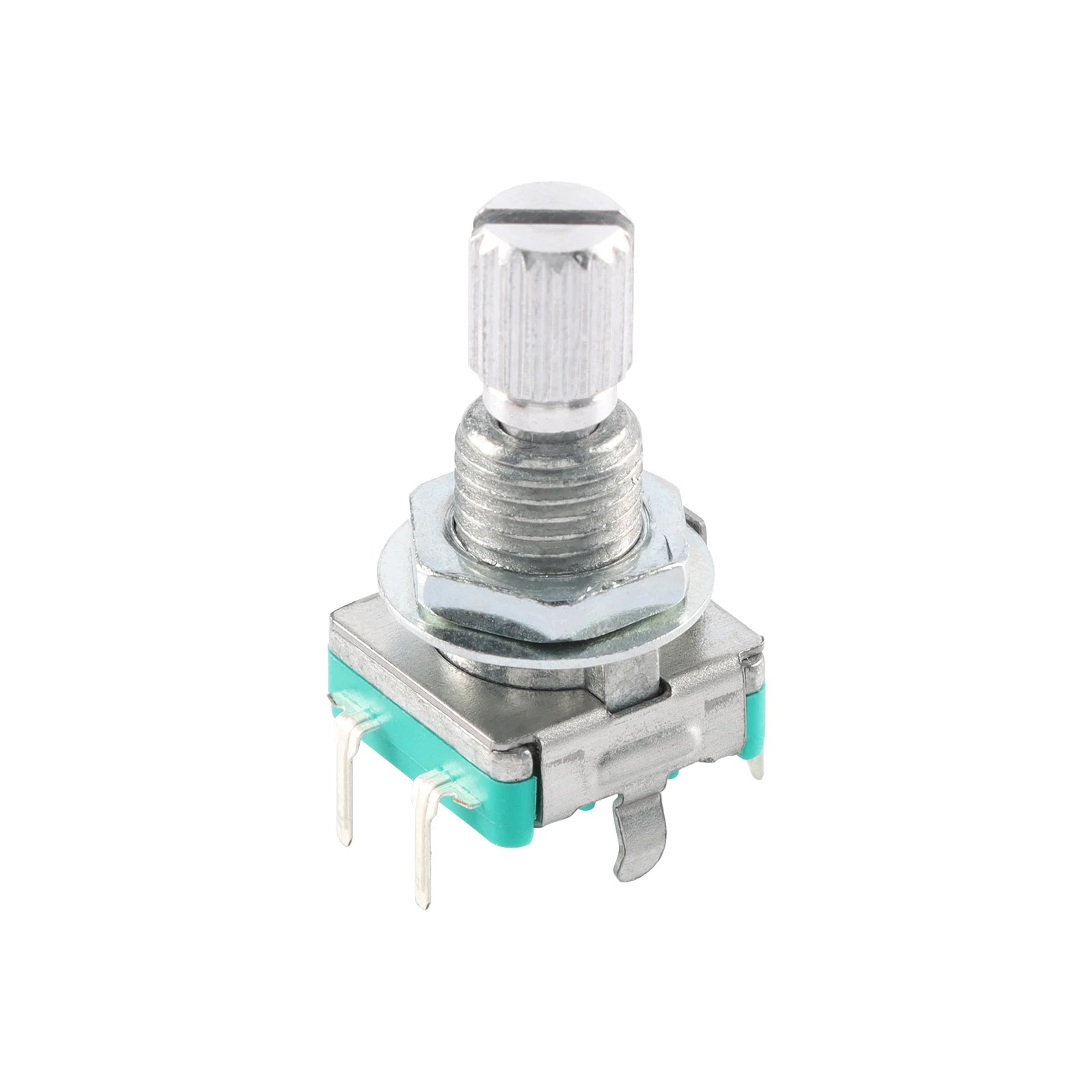 5PCS/Lot EC11 Rotary Encoder 15mm 20mm Plum Blossom Shaft D Half Shaft with Switch Digital Potentiometer 20 Bit Pulse