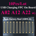 10pcs Charging FPC on MainBoard for Samsung A12 A22 A52 A55 A56 A13 A33 A34 A51 A71 A40 A80 A21S A05 A06 A07 FPC Connector Port