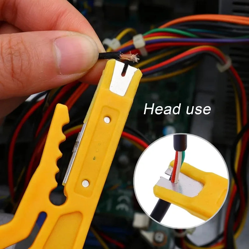 Network Wire Stripper Mini Cable Stripper Tools for RJ45 CAT5 CAT6 Data Lines Wire Knife Crimper Pliers Electricians Hand Tools
