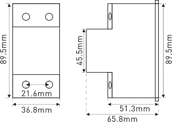 Samwha-Dsp AVR-XX Dual Display Adjustable Voltage and Over-current Protection Relay 40A,63A