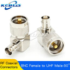 1Pcs BNC to UHF Adapter SO239 PL259 M UHF Male Female To BNC Male Female Connector Q9 BNC To UHF/M RF Coaxial Converter
