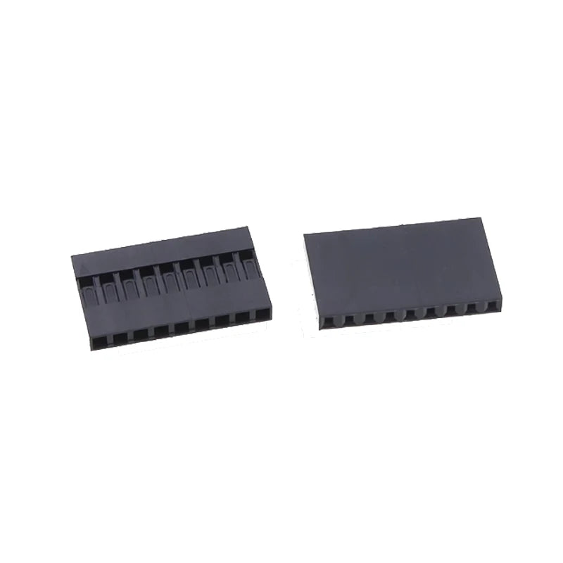 100Pcs 2.54mm 1P/2P/3P/4P/5P/6P~12P Dupont Housing Plastic Shell 1~12 Pin Dupont Connector Dupont Jumper Wire Cable Pin Header