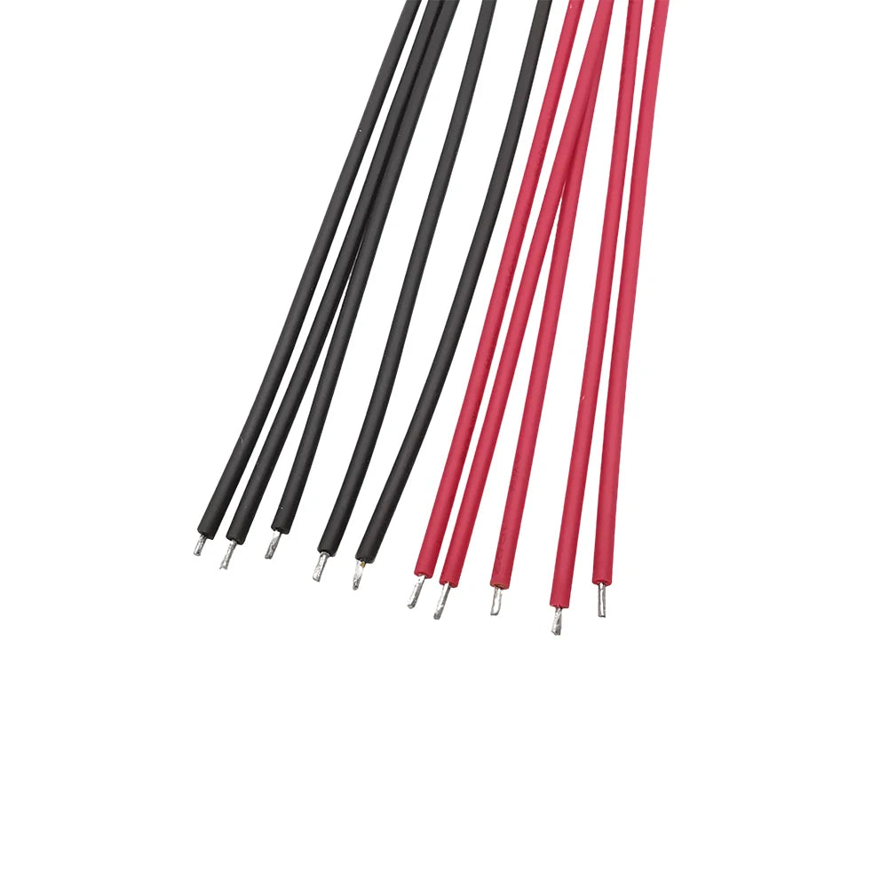 100Pcs 20AWG Breadboard Jumper Wire Cable PCB Solder PVC Flexible 1007 20AWG Tin-plating Electronic Connection Wires 10/15/20CM