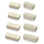 10PCS JST SH1.0 1.0mm Connector SMD Vertical/Horizontal Type Socket Wire-to-Board Receptacle 2P 3P 4P 5P 6P 7P 8P 9P 10P 11P 12P