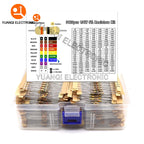 3120pcs 1/4W Carbon Film Resistor Kit 5% Resistance Assortment Set 156valuesX20pcs 1R - 10M ohm 0.25W Sample Pack
