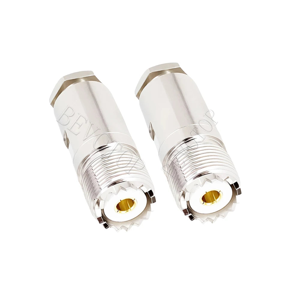 1PCS N/UHF Type Male/Female Connector LMR600 50-12 Cable RF Coaxial Straight Nickel plated RF Coax Connector