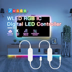 GLEDOPTO WLED ESP32 ESP8266 Ultra Mini LED Controller Multi Color RGB IC Addressable for Table Computer TV Backlight Dynamic ICs