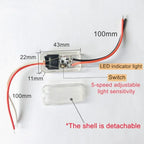 Photo Control Sensor 5-level Adjustment Light Sensor Switch DC 3.7V 5V 12V 24V Auto ON Off Photocell Street Light Switch 5A