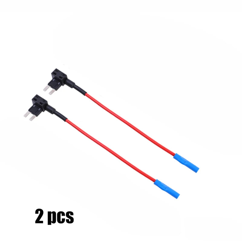 Automotive Fuse Box Circuit Adapter Mini Small and Medium Size ATM Blade Fuse for Car Van Motorcycle RV Boat Tractor TAP Adapter