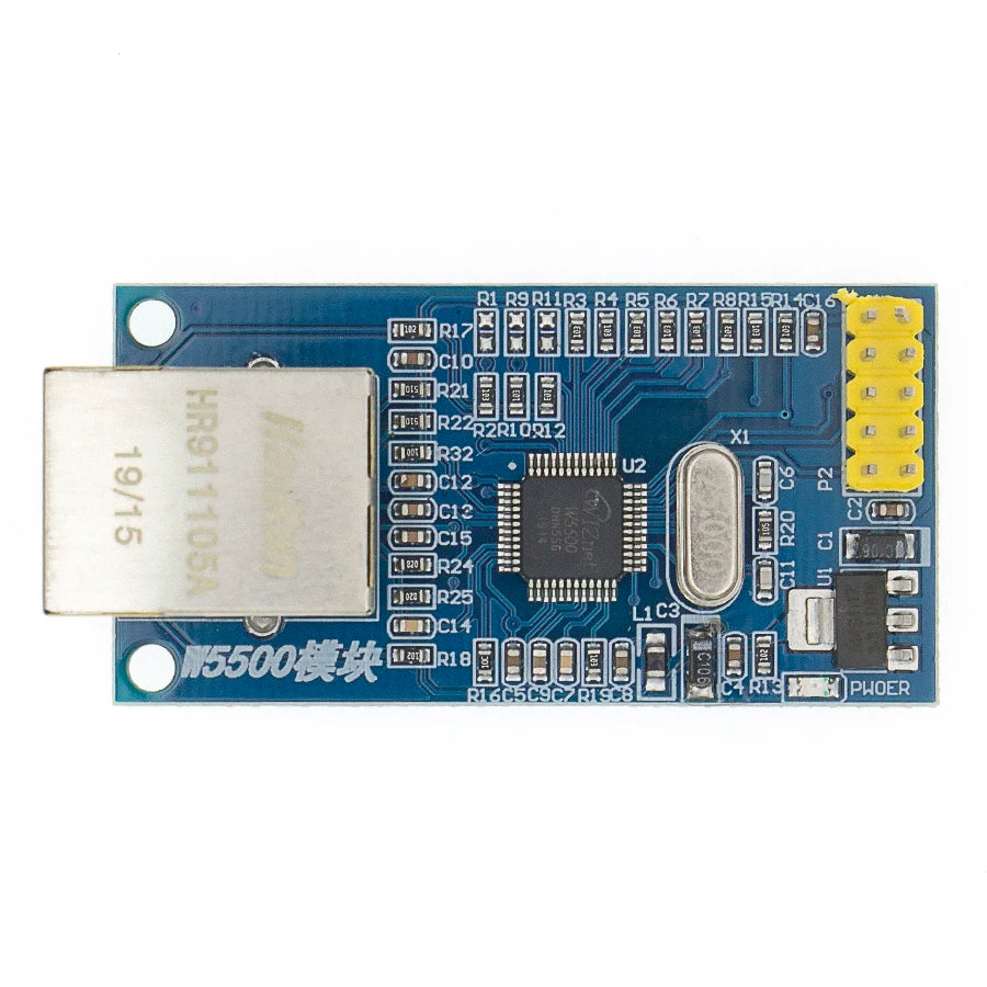 W5500 Ethernet Shield LAN Network Module Support TCP/IP 51/ STM32 Microcontroller Program With 32k Bytes SPI 3.3V/5V Over W5100