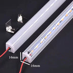 LED Aluminum Rigid Light Bar DC12V 50CM 20 Inch U/V-Shape 5730 36LEDs LED Aluminum Channel Home Decoration Lighting