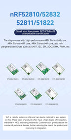 EBYTE E73-2G4M04S1A/B/D Series BLE Wireless Module Micro-size Long Range Low Power Consumption Dual Antenna PCB