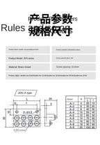 Ground Row Copper Bar Connection Terminal JDG-A Distribution Box Double-layer Terminal Block Copper galvanizing large current