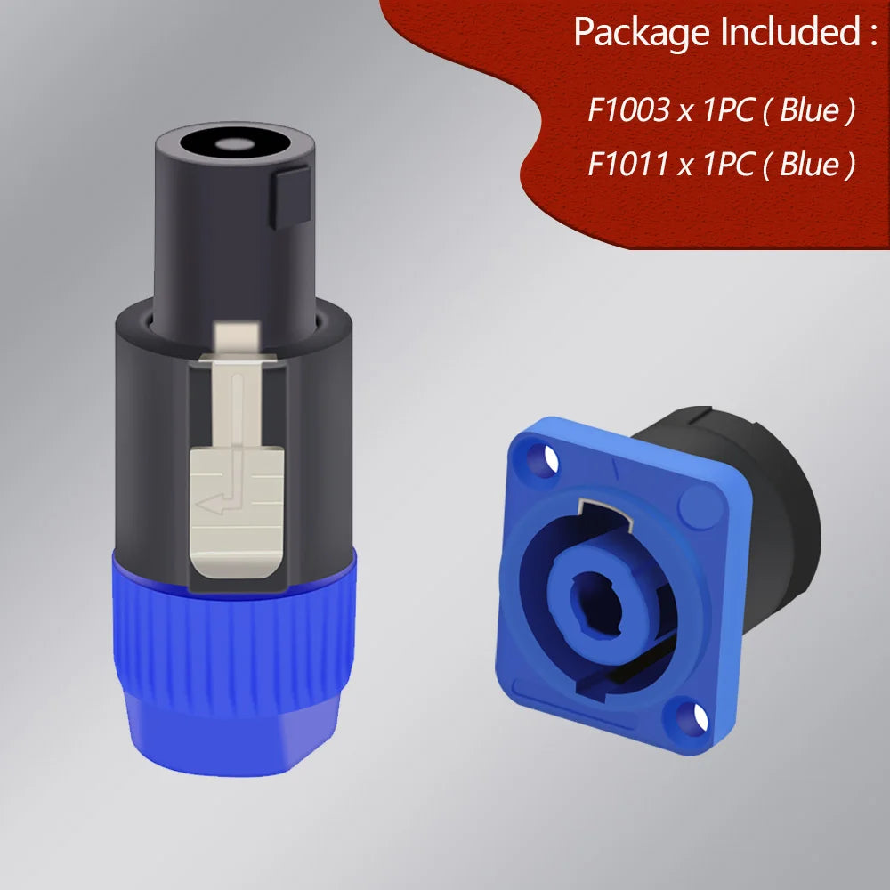1set NL4FC Speak Connectors type 4 Pole Plug Male Speaker Audio connector