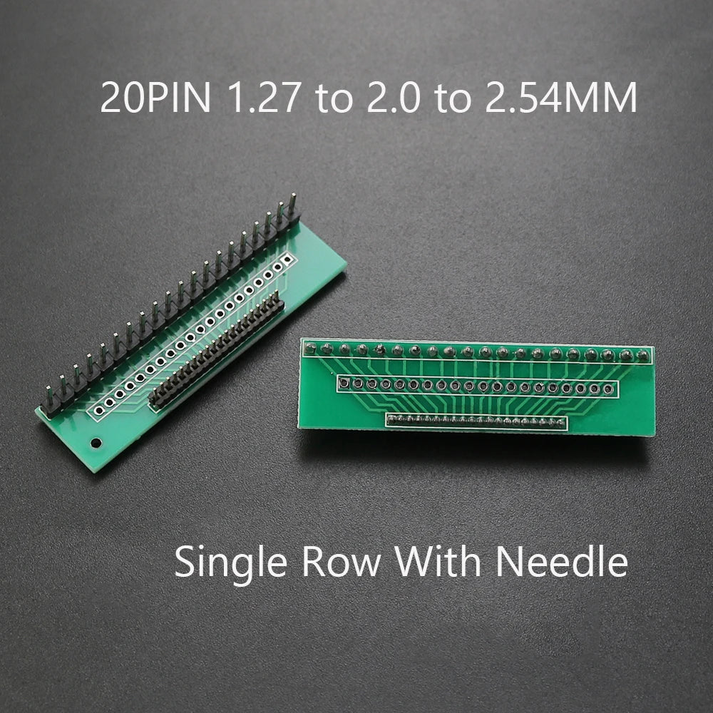 1piece 1.27mm 2.0mm 2.54mm Pitch Transfer Plate Converter Single Double Row Pin PCB Adapter Board