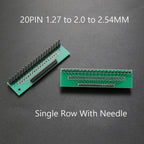 1piece 1.27mm 2.0mm 2.54mm Pitch Transfer Plate Converter Single Double Row Pin PCB Adapter Board