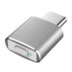 USB C Mouse Jiggler with Switch Button Mouse Mover 3 Jiggle Modes Mouse Shaker Keep Computer/Laptop Awake