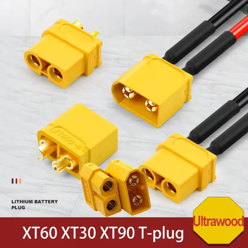 1~100pairs  XT60 XT30 XT90 T-plug Male Female Bullet Connectors Plug Socket for RC FPV Car Lipo Battery Parts