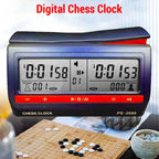 Digital Chess Clock LCD Screen ABS International Checkers Timer for Board Games and Chess I-Go Games And Other Games